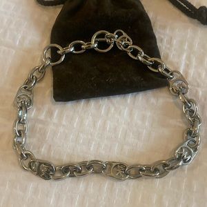 Authentic silver MK necklace